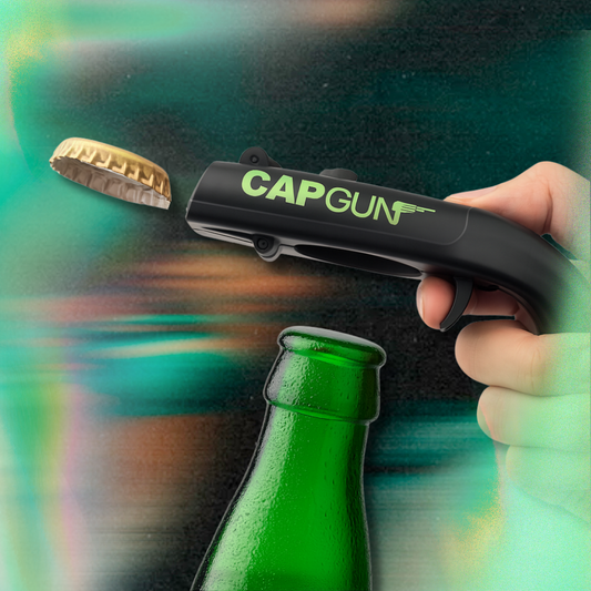 novelty cap gun bottle opener fun drinking accessories 